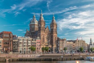 Central Area Of Amsterdam, Netherlands