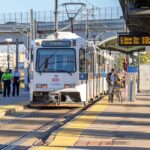 One injured after truck hits RTD holiday train in downtown Denver