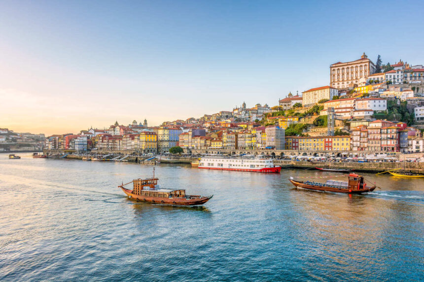 Ribeira District In Porto, Portugal