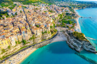 Panoramic View Of Tropea, Italy
