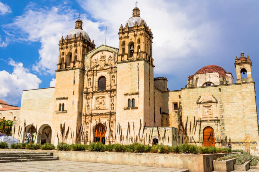Stone Cathedral In Oaxaca de Juarez, Mexico