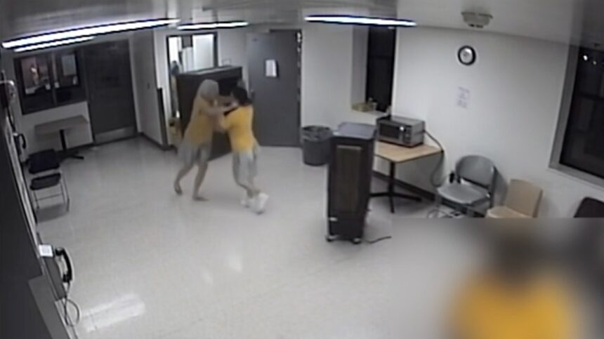 Tina Peters grabs fellow inmate in brief scuffle, video shows