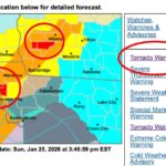 Tornado Watch Issued for Florida, Georgia and Alabama