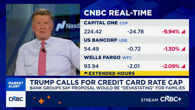 Trump credit card rate cap has unclear path, 'devastating' risks