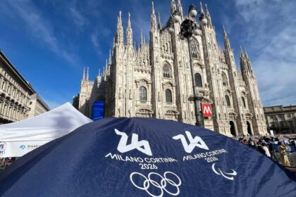 Milan 2026 Olympics sign