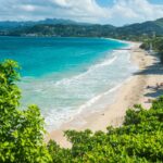 View over the beach of Grande Anse, Grenada, Windward Islands, West Indies, Caribbean, Central America