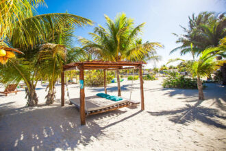 Beach Hammock On Isla Holbox, Mexico