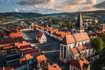 Panoramic View Of Bardejov, Slovakia