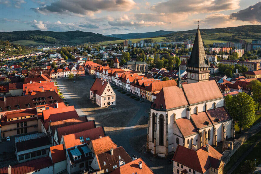 Panoramic View Of Bardejov, Slovakia