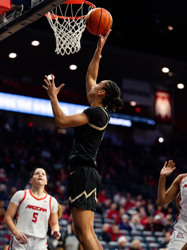 Colorado Buffs women's basketball played at Arizona on Tuesday