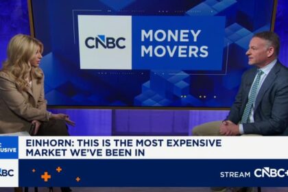 David Einhorn says the Fed will cut 'substantially more' than two times. So he's betting big on gold