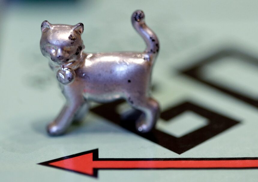 February 6, Monopoly replaces iron piece with the cat
