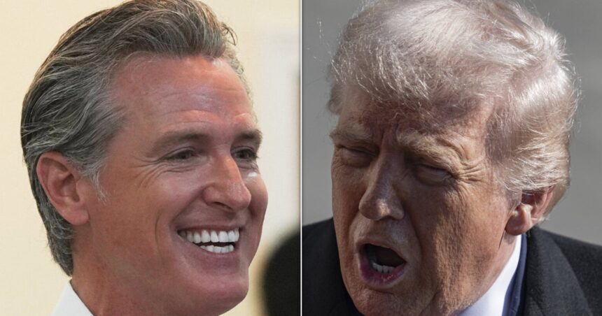 Gavin Newsom Taunts Trump With 1 Of His Favorite Things... In The Worst Possible Place