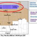 Winter Advisory with Near-Blizzard ConditionsIssued for 4 Counties in Montana and Minnesota