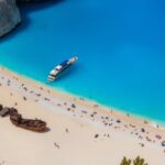 Aerial view of Playa Blanca in Guatemala