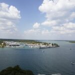 Blue waters of Lake Texoma, Texas