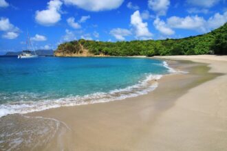 Anse La Roche Beach on Carriacou Island