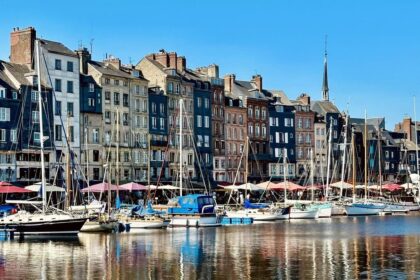 The Vieux-Bassin In Honfleur, Normandy, France