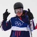 U.S. Olympic Skier Hunter Hess Flashes A Sign Just For Trump At End Of His Race