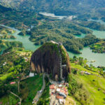 Aerial View Of Penol de Guatape, Colombia