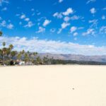 Vibrant beach in Santa Barbara, CA