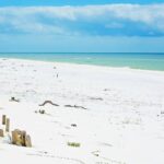 White sand beach in Port St. Joe