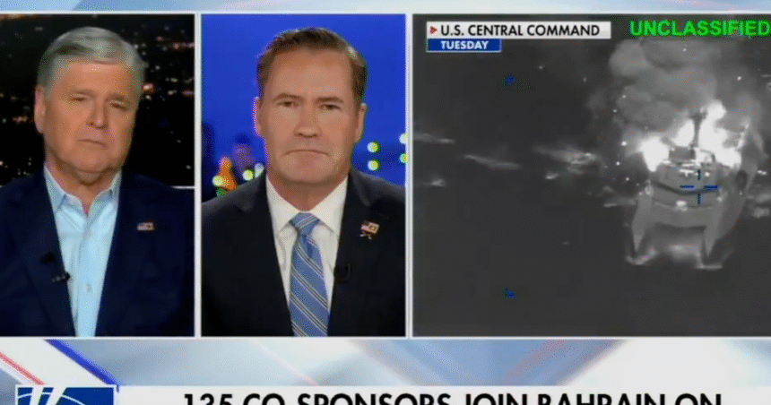 Fox News Split Screen Makes An Absolute Mockery Of Mike Waltz’s Trump Praise