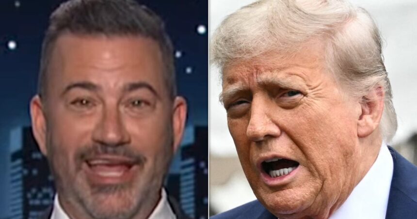 Jimmy Kimmel Has A Theory About 'Big Red Yuck' On Trump's Neck