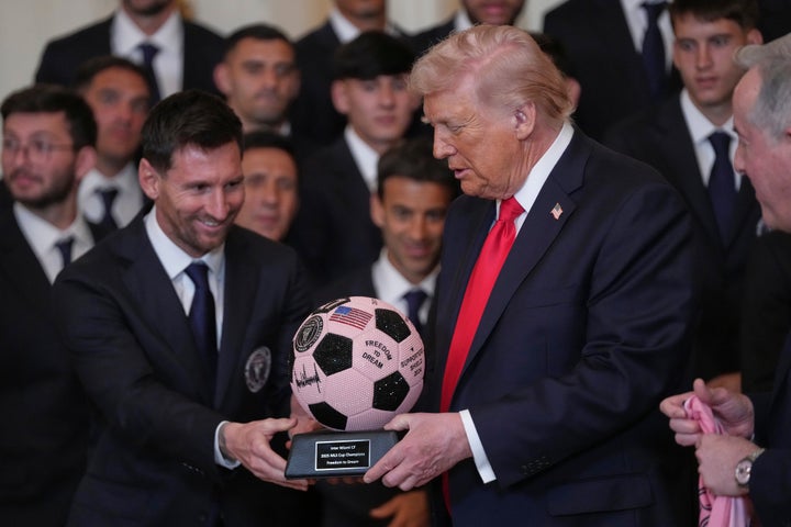 Messi Joins Another Trump-Orbiting Soccer Star In Milestone Club
