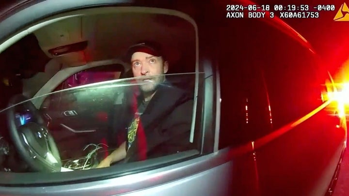 Police Video Of Justin Timberlake's 2024 Drunken Driving Arrest Released