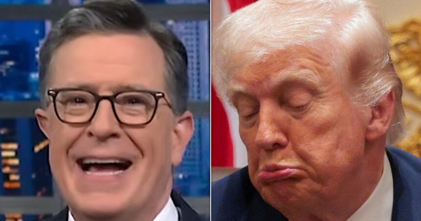 Stephen Colbert Audience Goes Wild For Anti-Trump Display