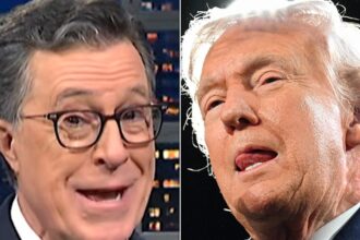 Stephen Colbert Reveals Trump's 'Giant Clown' Oval Office Moment