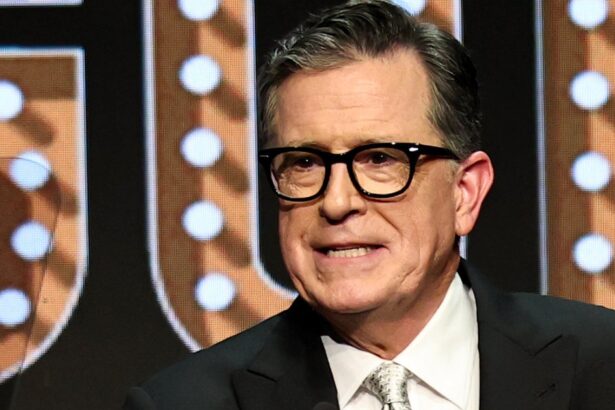 Stephen Colbert Takes Aim At Corporate Bosses In Awards Speech