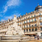 Main square in Montpellier, France