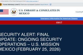 U.S. Embassy Lifts Safety Restrictions in Mexico