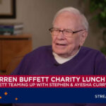 Warren Buffett teams up with Stephen Curry for charity lunch