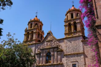 The Public Library of the Michoacana University located in Morelia was an old Catholic temple from the 17th century., Michoacan, Mexico