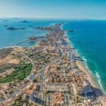 Aerial View Of La Manga del Mar Menor, Spain