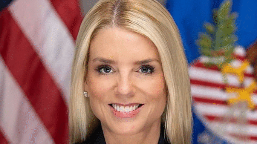 DOJ Employees Literally Trash Pam Bondi’s Official Portrait