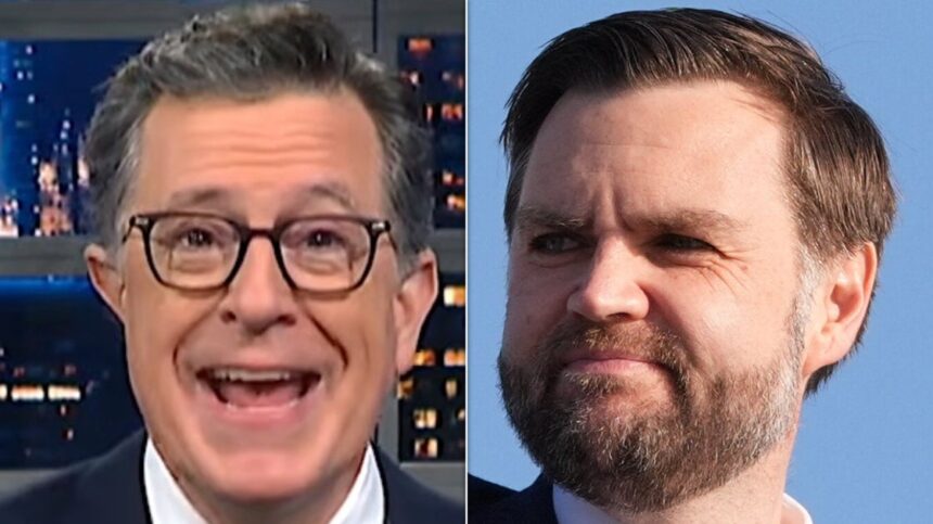 JD Vance Gets Brutal Reaction From Stephen Colbert Audience