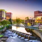 Greenville, South Carolina town cityscape