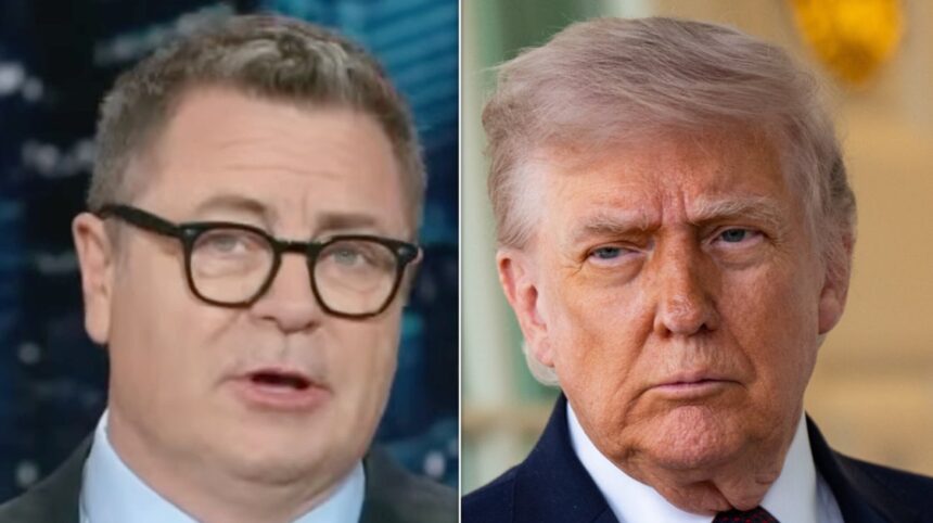 Nick Offerman Has 1 Big 'Hope' For Trump's Massive Summer Party — And It Involves Epstein