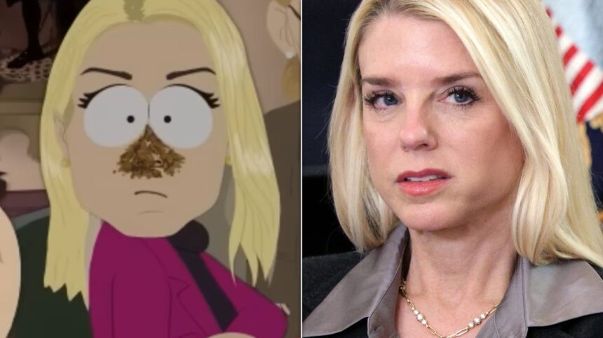 'South Park' Delivers Filthy Send-Off After Trump Fires Pam Bondi