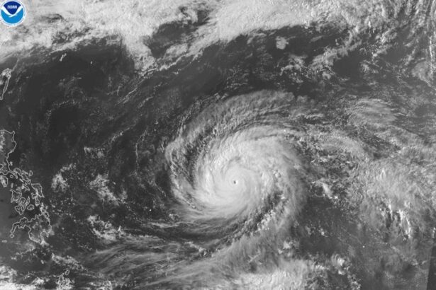 Super Typhoon Sinlaku Pounds Remote U.S. Islands In The Pacific Ocean With Ferocious Winds