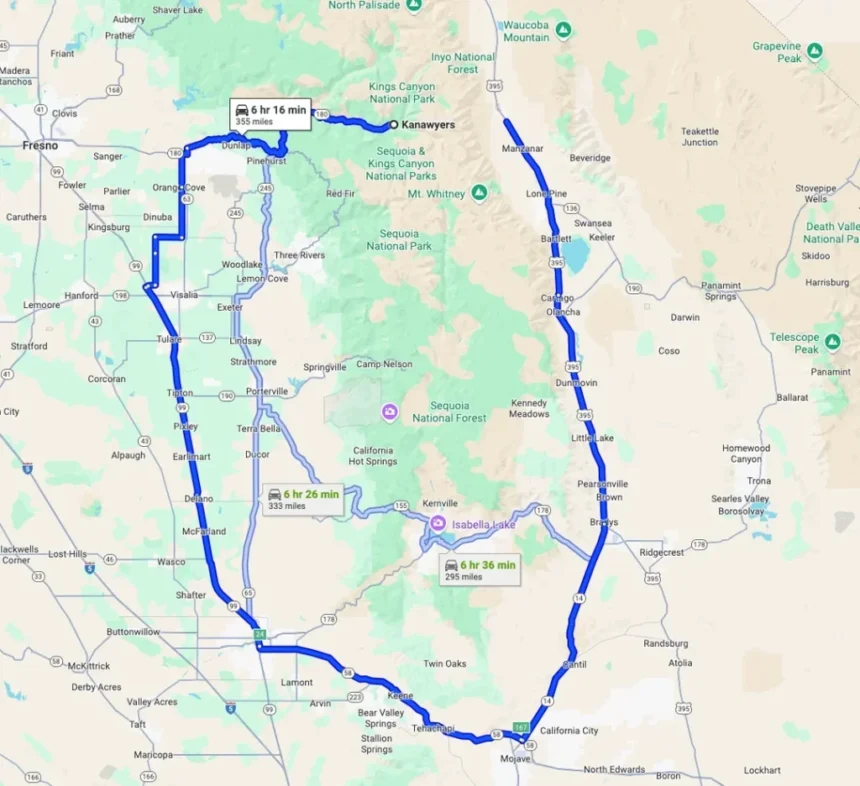 These Two California Towns Are Just 20 Miles Apart — But the Drive Takes 6 Hours