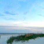 White sand beach in Bay St. Louis, MS