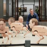 Wild Robot Dog Exhibit Turns Musk And Zuckerberg Into Nightmare Fuel For An Unsettling Reason
