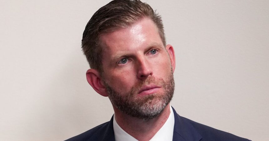 ‘Most Corrupt First Family Of All Time’: Lawmakers Torch Eric Trump Over Pentagon Deal