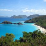 Overlook of Trunk Bay on St. John, U.S. Virgin Islands