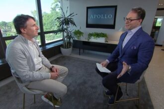 Apollo CEO Rowan warns of market correction, slams rival insurers